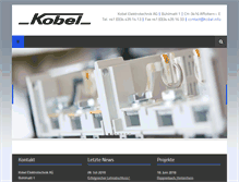 Tablet Screenshot of kobel.info